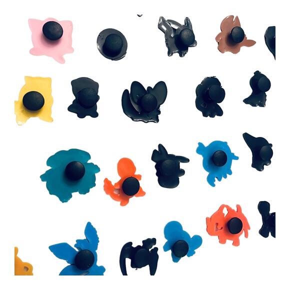 NEW Pokémon Pikachu SHOE CHARMS 30pc for Croc Shoes Zip Bags Dragons Dinosaurs + - Picture 7 of 8